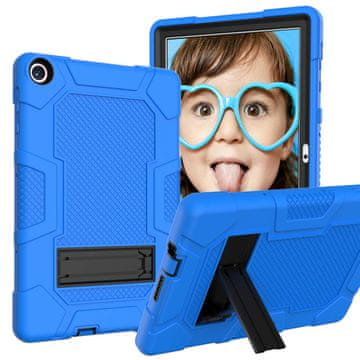 Nikcorp Oklopna maska za Samsung Galaxy Tab A7 10.4” s ugrađenim stalkom, trodijelna zaštitna futrola, plava