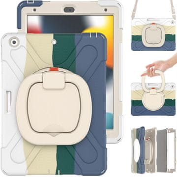 Nikcorp Zaštitna maska za iPad Pro 11" s rotirajućim stalkom 360°, držačem za ruku i naramenicom, višebojna