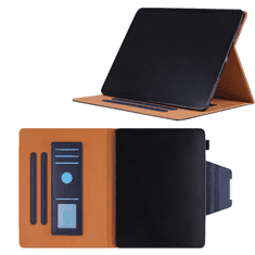 Nikcorp Magnetska preklopna futrola za iPad Air 4 10.9", tamnoplava kožna maska sa stalkom i pametnom funkcijom buđenja