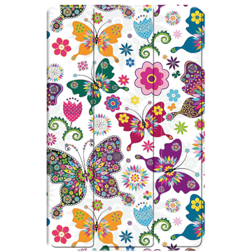 Nikcorp Zaštitna preklopna torbica za iPad Air 4/5 10,9" s postoljem, šareni leptiri, silikonska maska za tablet