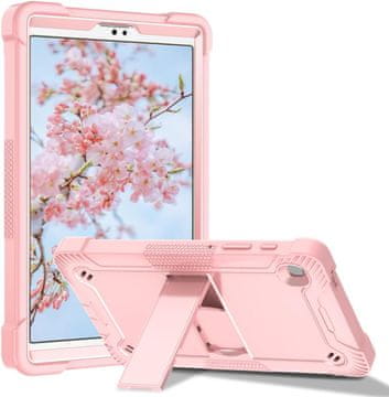 Nikcorp Zaštitna maska za Samsung Galaxy Tab A7 Lite 8.7" s postoljem, ručkom i naramenicom, otporna na udarce, roza