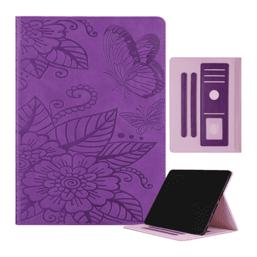 Nikcorp Magnetska preklopna futrola za iPad Air / Air 2 9.7" od eko kože s funkcijom stalka i automatskog buđenja, ljubičasta