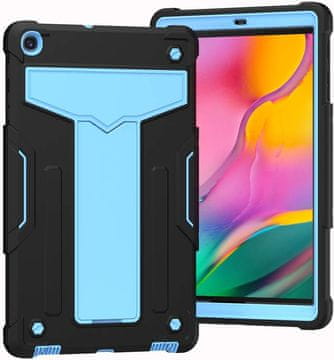 Nikcorp Oklopna maska za Samsung Galaxy Tab A 10.1" s postoljem, trodijelna zaštitna futrola otporna na udarce, plava