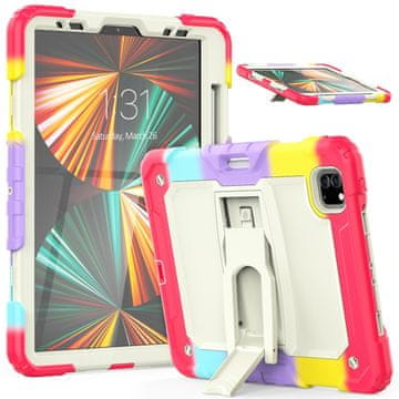 Nikcorp Zaštitna maska za iPad Pro 11/Air 5/4 s postoljem, držačem za olovku i naramenicom, otporna na udarce