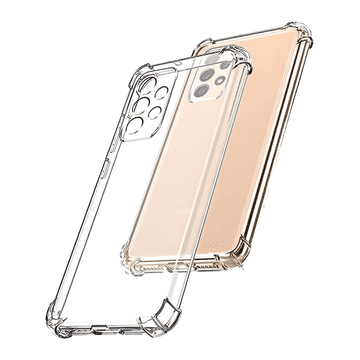Nikcorp Silikonska prozirna maskica za Samsung Galaxy A53 5G, anti-shock zaštitna futrola s ojačanim rubovima i zaštitom kamere