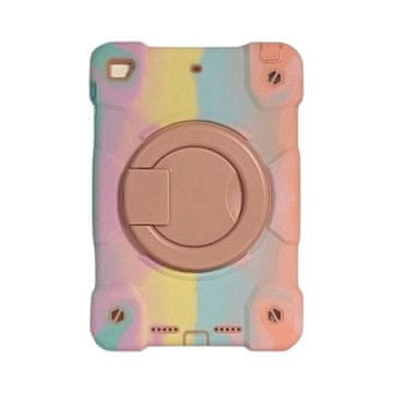 Nikcorp Oklopna torbica s rotirajućim stalkom za iPad mini 4/5, preklopna zaštitna maska duginih boja, stalak za tablet