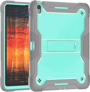 Nikcorp Zaštitna torbica za iPad 2/3/4 s postoljem i naramenicom, troslojna otporna maska za tablet, tirkizna