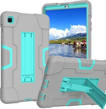 Nikcorp Oklopna zaštitna maska sa stalkom za Samsung Galaxy Tab A7 Lite 8,7”, trodijelna, siva