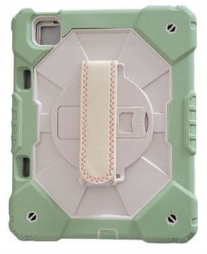 Nikcorp Zaštitna maska za iPad Air 5 / Air 4 10.9" s rotirajućim stalkom, ručkom i naramenicom, zelena