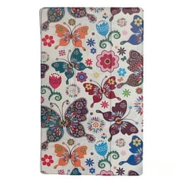 Nikcorp Magnetska preklopna futrola za tablet Samsung Galaxy Tab 10.1 s motivom leptira, funkcija stalka i automatsko buđenje