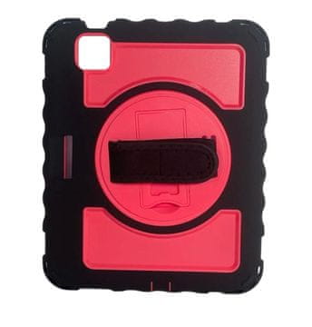 Nikcorp Oklopna zaštitna maska sa stalkom za iPad Air 4/5 10.9, troslojna futrola otporna na udarce, roza