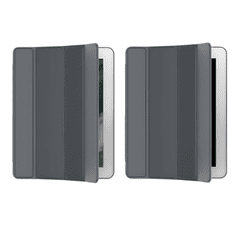 Nikcorp Elegantna siva preklopna zaštitna maska za iPad 2/3/4 9,7" s magnetnim zatvaranjem i funkcijom postolja