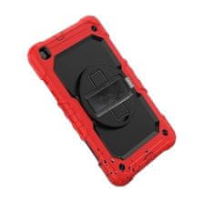 Nikcorp Crvena rotirajuća torbica s postoljem za Samsung Galaxy Tab A 8.0 2019, elegantna zaštitna futrola 360° za tablet