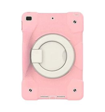 Nikcorp Oklopna torbica s rotirajućim postoljem za iPad Mini 5/4 7.9 inča, roza zaštitna maska za tablet s funkcijom stalka