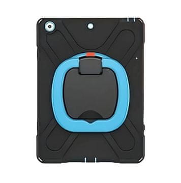 Nikcorp Oklopna maska s rotirajućim stalkom za iPad 7/8/9 10.2", crna, 360° zaštita, poliuretan, elegantan dizajn