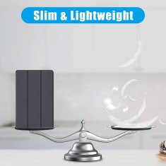 Nikcorp Izdržljiva magnetska futrola za iPad Mini 6 8.3" sa stalkom i funkcijom buđenja/spavanja, tanka zaštitna maska, siva
