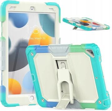 Nikcorp Zaštitna maska za iPad Air 3/Pro 10.5 s rotirajućim stalkom i naramenicom, zelena