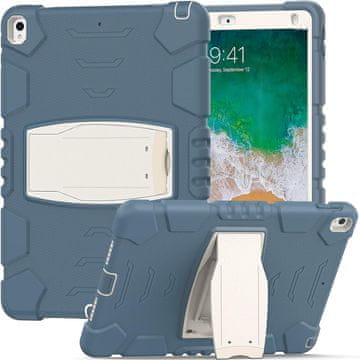 Nikcorp Oklopna maska za iPad Air 3/Pro 10.5" s ugrađenim stalkom, trodijelna zaštitna futrola za tablet, plava