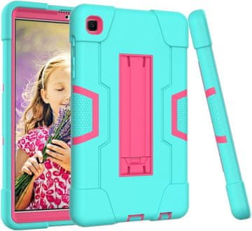 Nikcorp Oklopna torbica sa stalkom za Samsung Galaxy Tab A7 Lite 8,7", trodijelna zaštitna maska, mint zelena