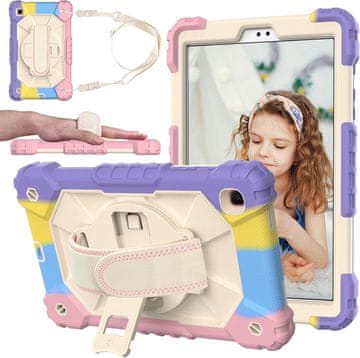 Nikcorp Zaštitna maska za Samsung Galaxy Tab A 8.0" s rotirajućim stalkom, ručkom i naramenicom, otporna na udarce