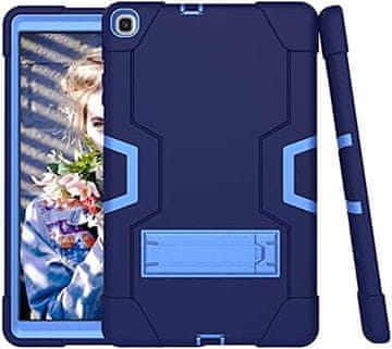 Nikcorp Oklopna maska za iPad Pro 12.9” s postoljem i držačem za olovku, trodijelna zaštitna futrola, plava