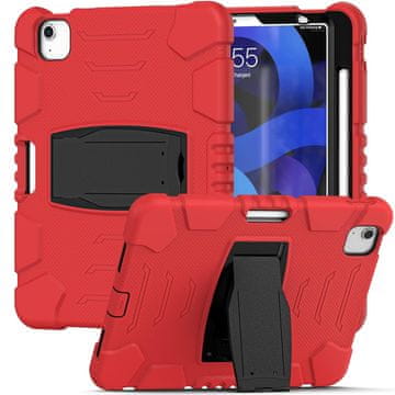 Nikcorp Oklopna maska za tablet Apple iPad Pro 12.9" (2018/2020) sa stalkom, otporna na udarce, crvena