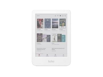 Kobo Clara Colour e-čitač, osjetljiv na dodir, WiFi, 16 GB, bijela (N367-KU-WH-K-CK)