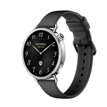 Xiaomi Watch S4 pametni sat, 41 mm, gumeni remen, crni