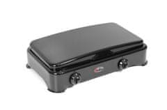 CF Parker Plinski štednjak s dva gorionika i sigurnosnim osiguračem, pogodan za unutarnju i vanjsku upotrebu.