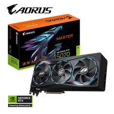 Gigabyte GeForce RTX 5070 AORUS MASTER 12G grafička kartica, 12GB GDDR7 (GV-N5070AORUS M-12GD)