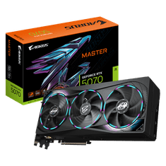 Gigabyte GeForce RTX 5070 AORUS MASTER 12G grafička kartica, 12GB GDDR7 (GV-N5070AORUS M-12GD)