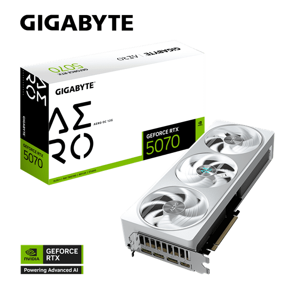 Grafična kartica GIGABYTE GeForce RTX 5070 AERO OC