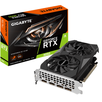 Gigabyte GeForce RTX 3050 WINDFORCE OC V2 6G grafička kartica, 6GB GDDR6 (GV-N3050WF2OCV2-6GD)