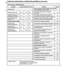 SHE SHX PTC ventilatorski grijač za montažu na zid 2000W