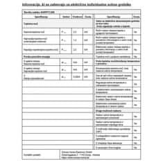 SHE SHX PTC stropni ventilatorski grijač s ECO načinom 2000W