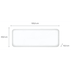 Mill Panelni konvekcijski radiator Wi-Fi 2000W bijelo čelik PA2000WIFI4