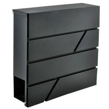 Malatec Poštanski sandučić 37 x 36,7 cm - Antracit