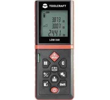 Toolcraft LDM X40 laserski mjerač udaljenosti 40m