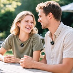 Hoco L22 bežični mikrofon 2u1 Lightning / USB-C, crni