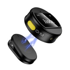 Hoco L22 bežični mikrofon 2u1 Lightning / USB-C, crni