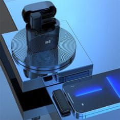 MG S11 bežični lavalier mikrofon USB-C + kućište za punjenje, crni