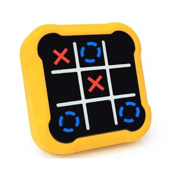 Netscroll 4 u 1 Elektronička igra križić-kružić, 4 načina igranja: jedan igrač, dva igrača, memorija i igra brzog reagiranja, prijenosna konzola za djecu i odrasle, TicTacToe