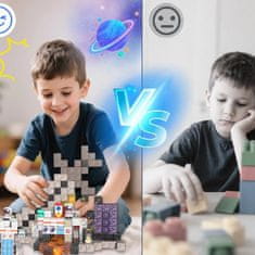 JOJOY® Magnetski set za gradnju 106 kom, STEM edukativne 3D kocke za djecu 3+ | MAGSET, svemir