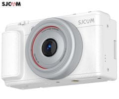 SJCAM ZV200 digitalni fotoaparat, 5K Ultra HD+, 80MP, 16x digitalni ZOOM, AUTOMATSKI fokus, 9 UNAPRIJED POSTAVLJENIH načina rada, +pribor, bijela