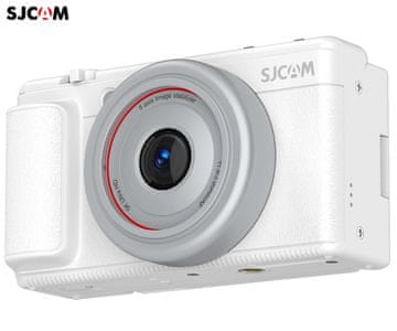 SJCAM ZV200 digitalni fotoaparat, 5K Ultra HD+, 80MP, 16x digitalni ZOOM, AUTOMATSKI fokus, 9 UNAPRIJED POSTAVLJENIH načina rada, +pribor, bijela