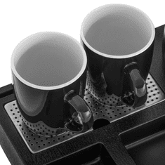 Adler Bojler AD 1387, tacna, 2x šalica, crn