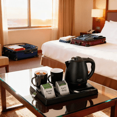 Adler Bojler AD 1387, tacna, 2x šalica, crn