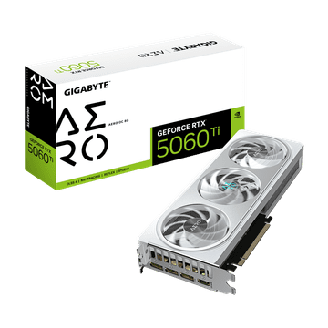 Gigabyte GeForce RTX 5060 Ti AERO OC 8G grafička kartica, 8GB GDDR7 (GV-N506TAERO OC-8GD)