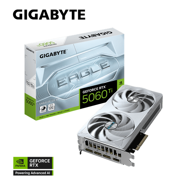 Grafična kartica GIGABYTE GeForce RTX 5060 Ti EAGLE OC ICE 8G