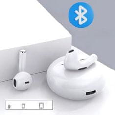 VYZIO® Bežične Bluetooth slušalice s Touch Control tehnologijom, čist zvuk, udobno prianjanje (bijela) | INPODS